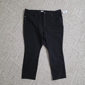 Good American Never Fade Good Legs Skinny High Rise Stretch Jeans Black Size 30